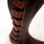 [Couple] Mens Leather Buttons Spats