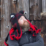 🎁Handmade Surprise Christmas gift🐙Octopus Pattern Color Block Knitted Hat