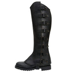 [Couple] Mens Leather Buttons Spats